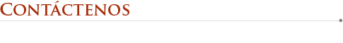 Cont&aacute;ctenos