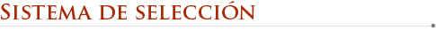 Sistema de Selecci&oacute;n
